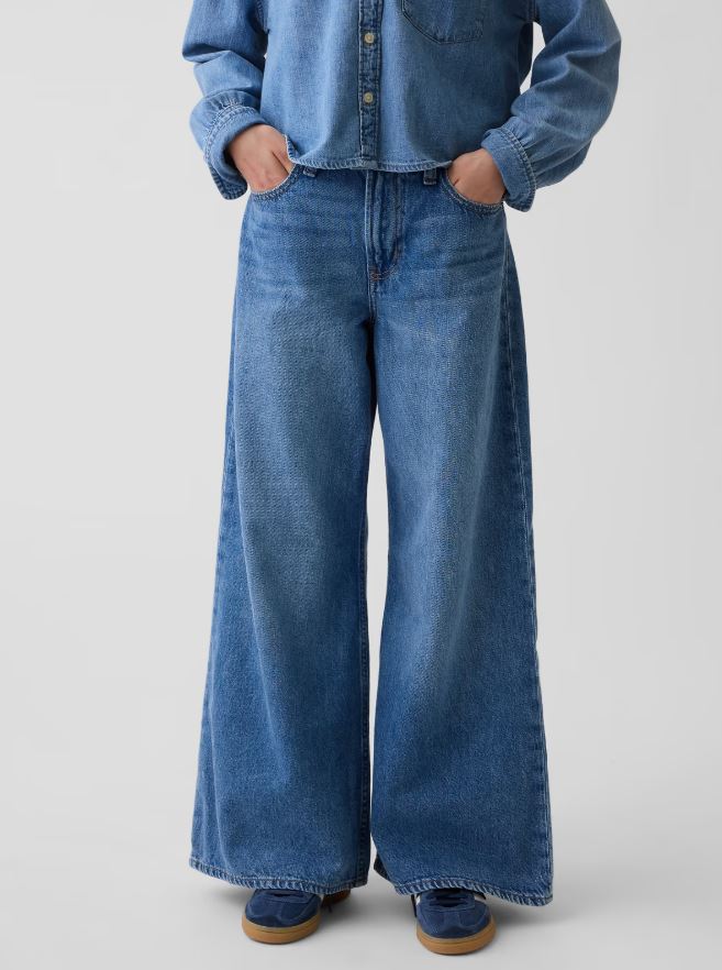 Kids Low Rise Baggy Jeans